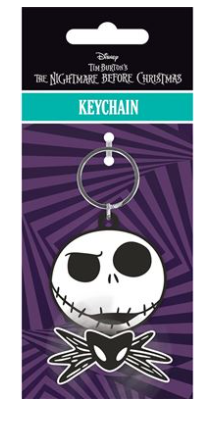 NIGHTMARE BEFORE CHRISTMAS (JACK) SPINNER KEYCHAIN