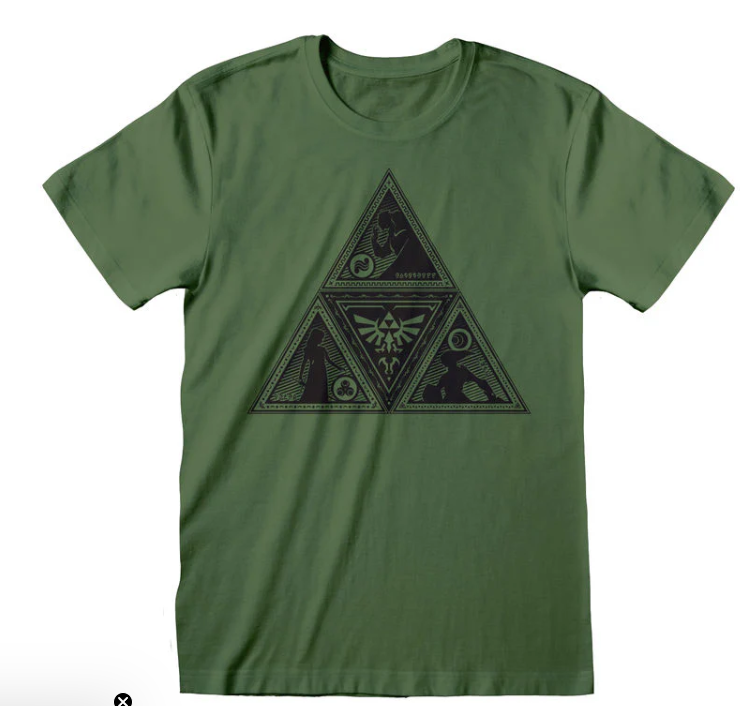 LEGEND OF ZELDA - TRIFORCE DECO - T-SHIRT