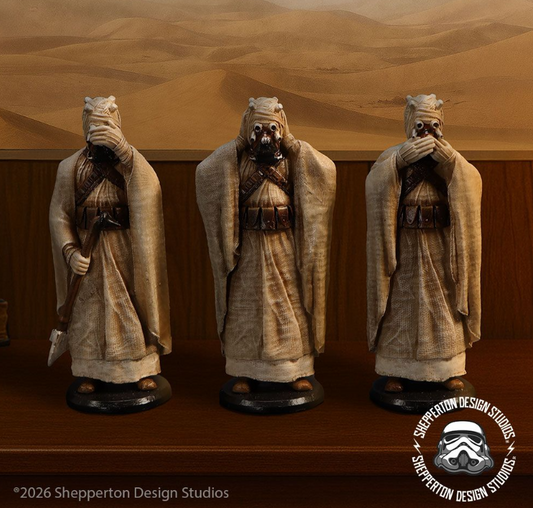 Three Wise Tusken Raiders 14.3cm