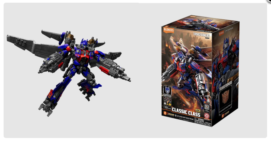 BLOKEES TRANSFORMERS CLASSIC JET WING OPTIMUS PRIME MDL KIT