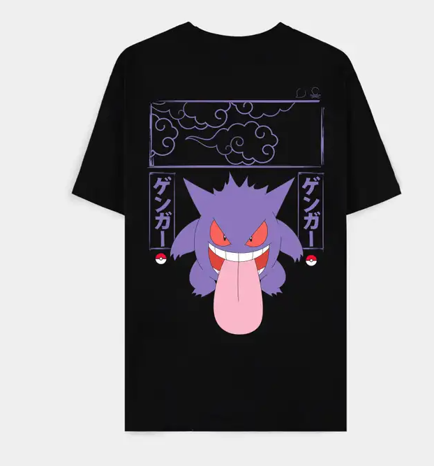 Pokémon - Gengar Block Print Men's Short Sleeved T-shirt