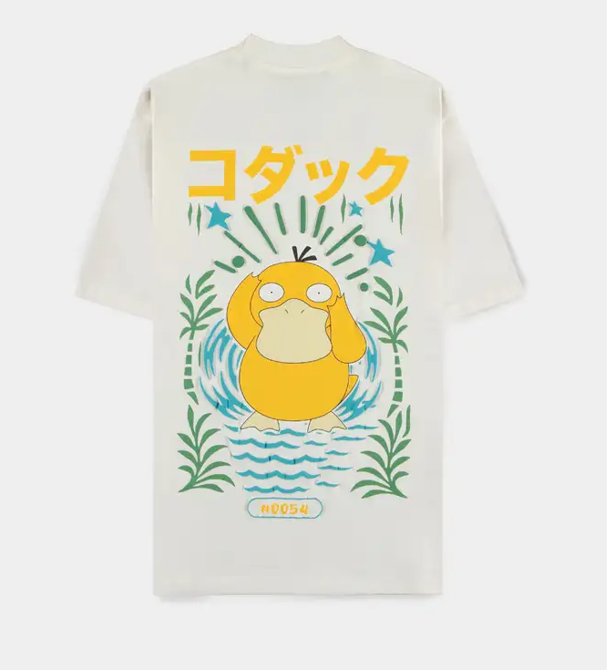 Pokémon - Psyduck Short Sleeved T-shirt (Loose Fit)