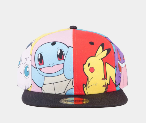 Pokémon - Multi Pop Art Snapback Cap