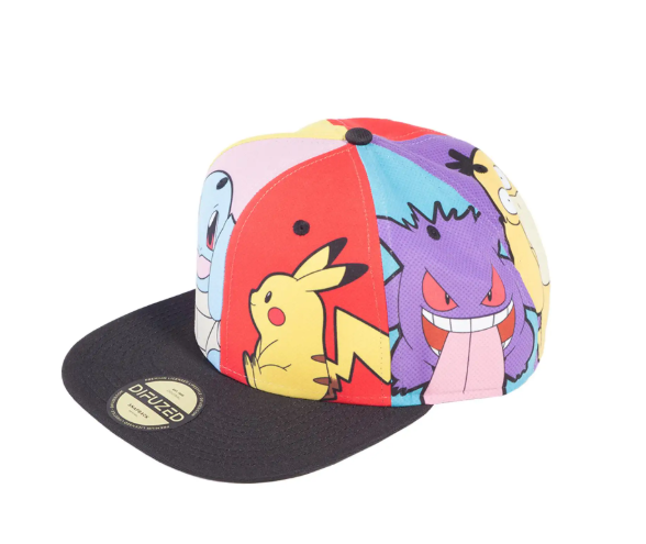 Pokémon - Multi Pop Art Snapback Cap
