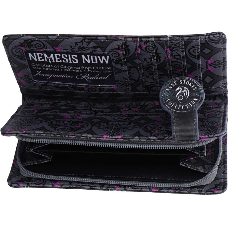 Unzipped Dragon Embossed Purse (AS) 18.5cm