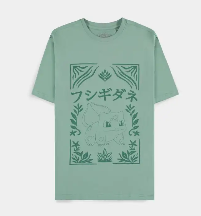 Pokémon - Green Bulbasaur Short Sleeved T-shirt