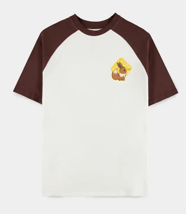 Pokémon - Eevee Short Sleeved Raglan T-shirt