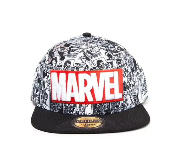 Marvel - Classic Red and White Logo Snapback