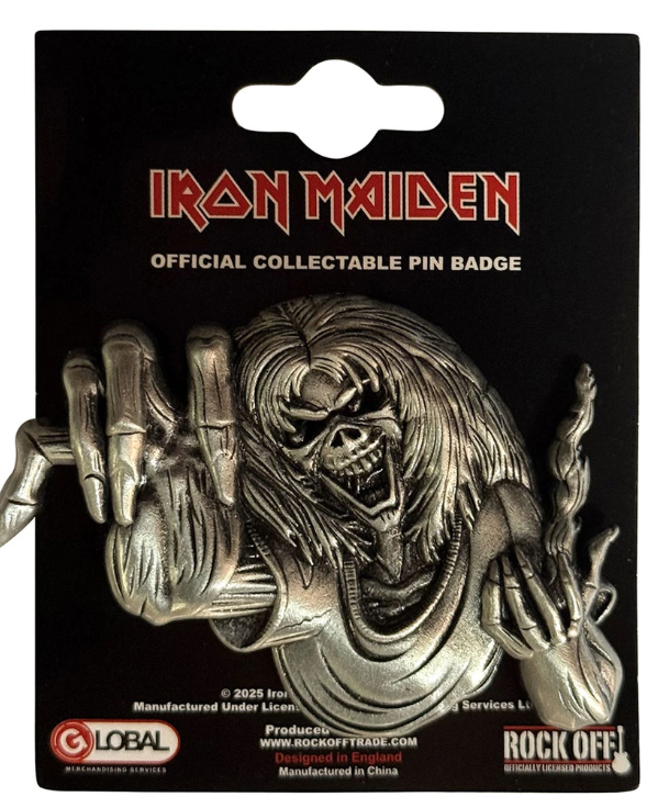 Iron Maiden Pin Badge: Number Of The Beast Eddie