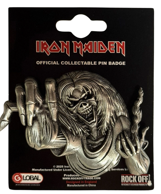 Iron Maiden Pin Badge: Number Of The Beast Eddie