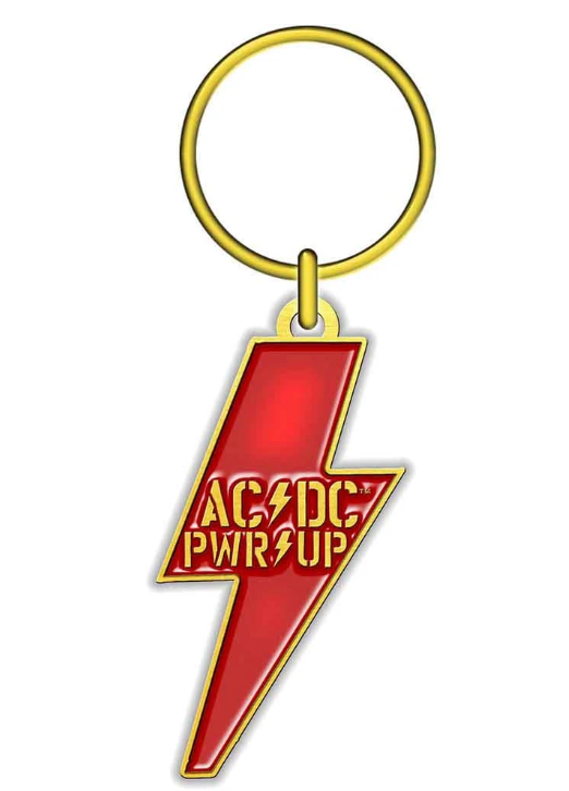 AC/DC Keychain: PWR-UP (Die-Cast Relief)
