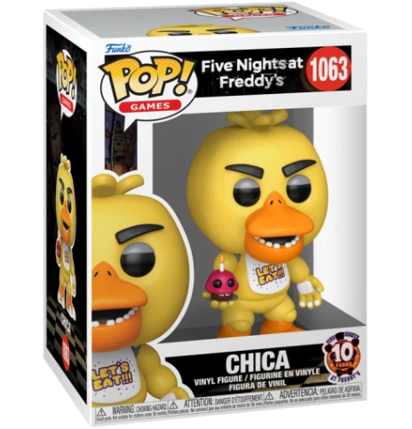 Pop! Vinyl - Five Nights At Freddy's 10th Anniversary - Chica
