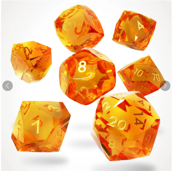 Solshard Sharp Edge Resin RPG Dice Set