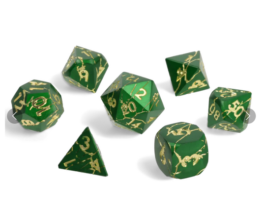 Wildlight Break Metal RPG Dice Set