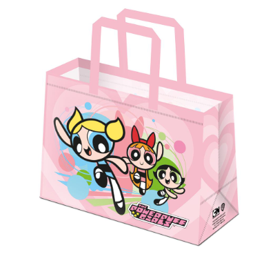 POWERPUFF GIRLS (READY FOR ACTION) REUSABLE TOTE BAG