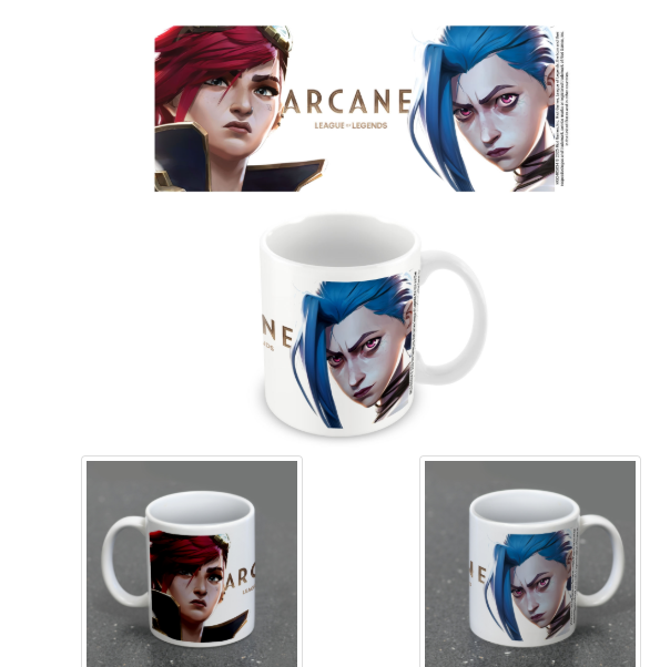 ARCANE (JINX & VI) WHITE POD MUG
