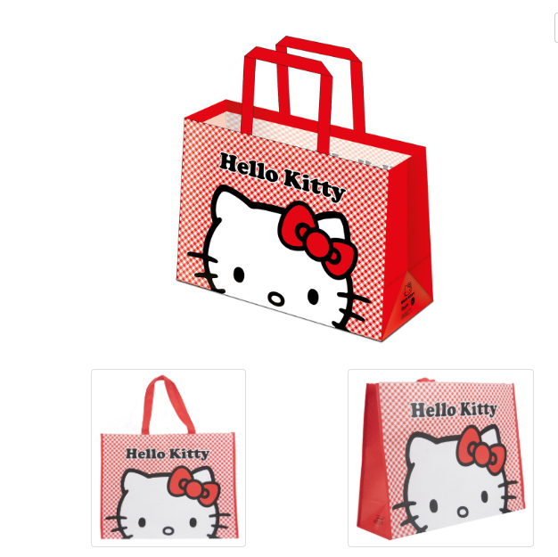 HELLO KITTY (PEEKING) REUSABLE TOTE