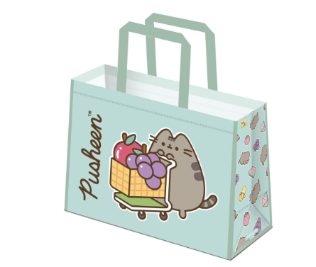 PUSHEEN (FRUIT SHOPPING) REUSABLE TOTE