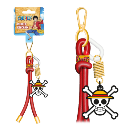 ONE PIECE (LUFFY) CORD KEYCHAIN
