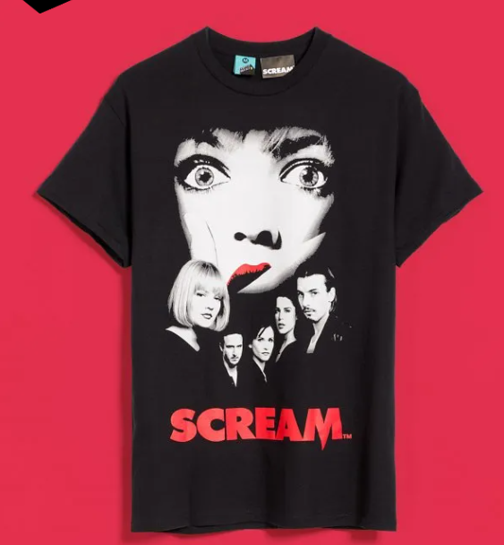 Scream Movie Poster Black T-Shirt