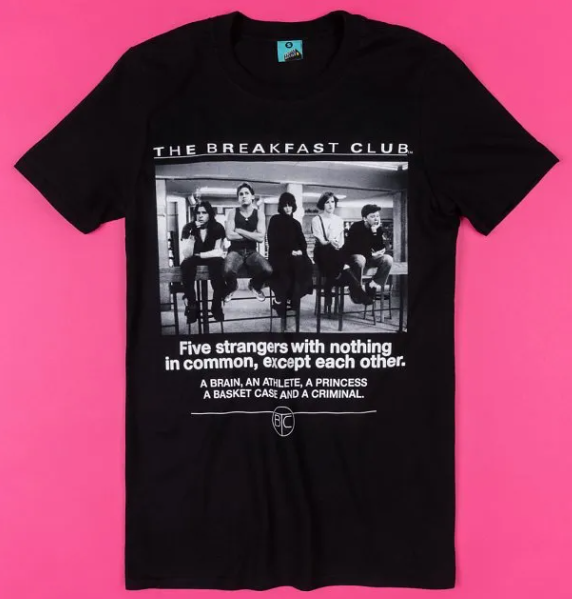 The Breakfast Club Detention Black T-Shirt