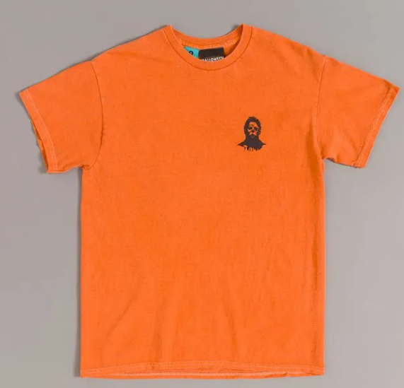 Halloween The Night He Came Home Vintage Wash Rust T-Shirt With Back Print