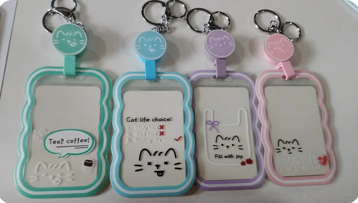 Tonami Cartoon Cat Card Holder