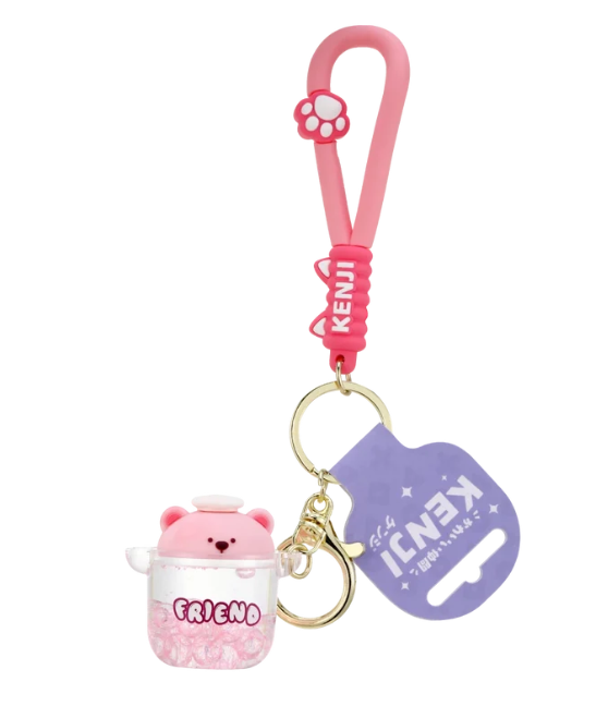 Mitoyo Tumbler Friend Keyring Pink