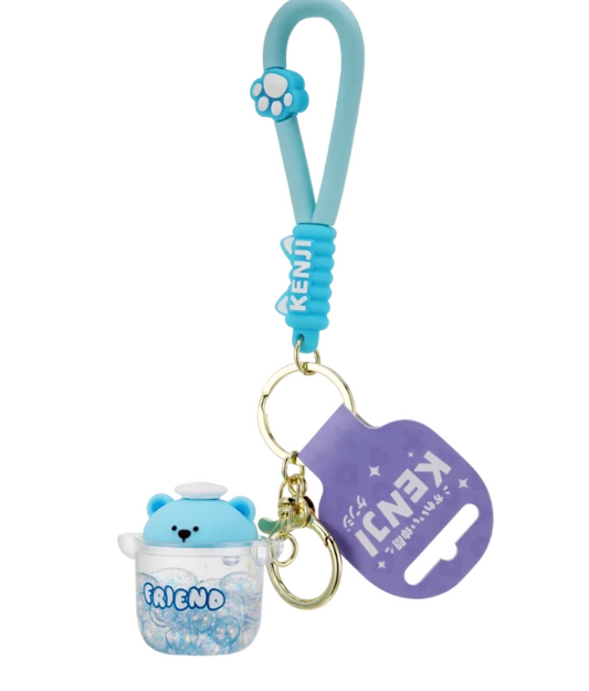 Mitoyo Tumbler Friend Keyring Blue
