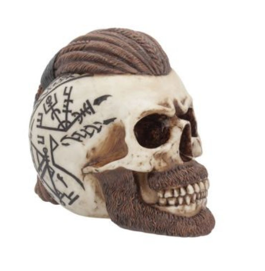 Ragnar Viking Skull Ornament 16cm