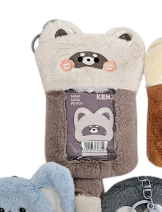 Mima Fluffy Wildlife Card Pouch