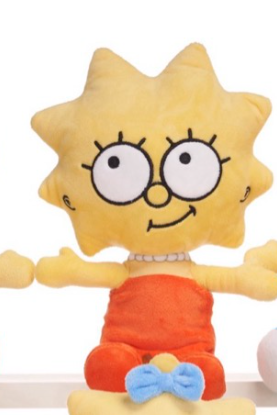 THE SIMPSONS S/2 8.5"/22CM Plush
