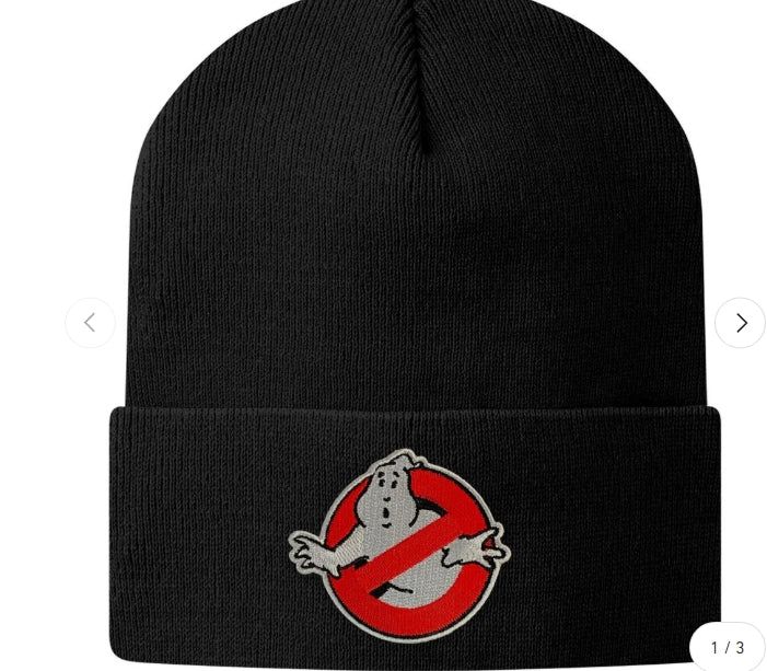 Ghostbusters Patch Beanie