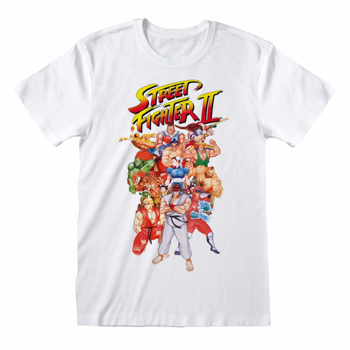 Street Fighter 2 – Group Shot White (T-Shirt) Unisex