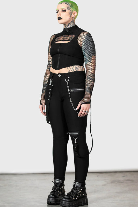 Killstar - The Rave Skinny Trousers