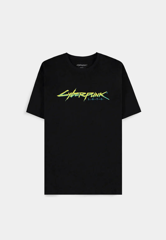 Cyberpunk 2077 - Logo - Short sleeve Mens T-shirts