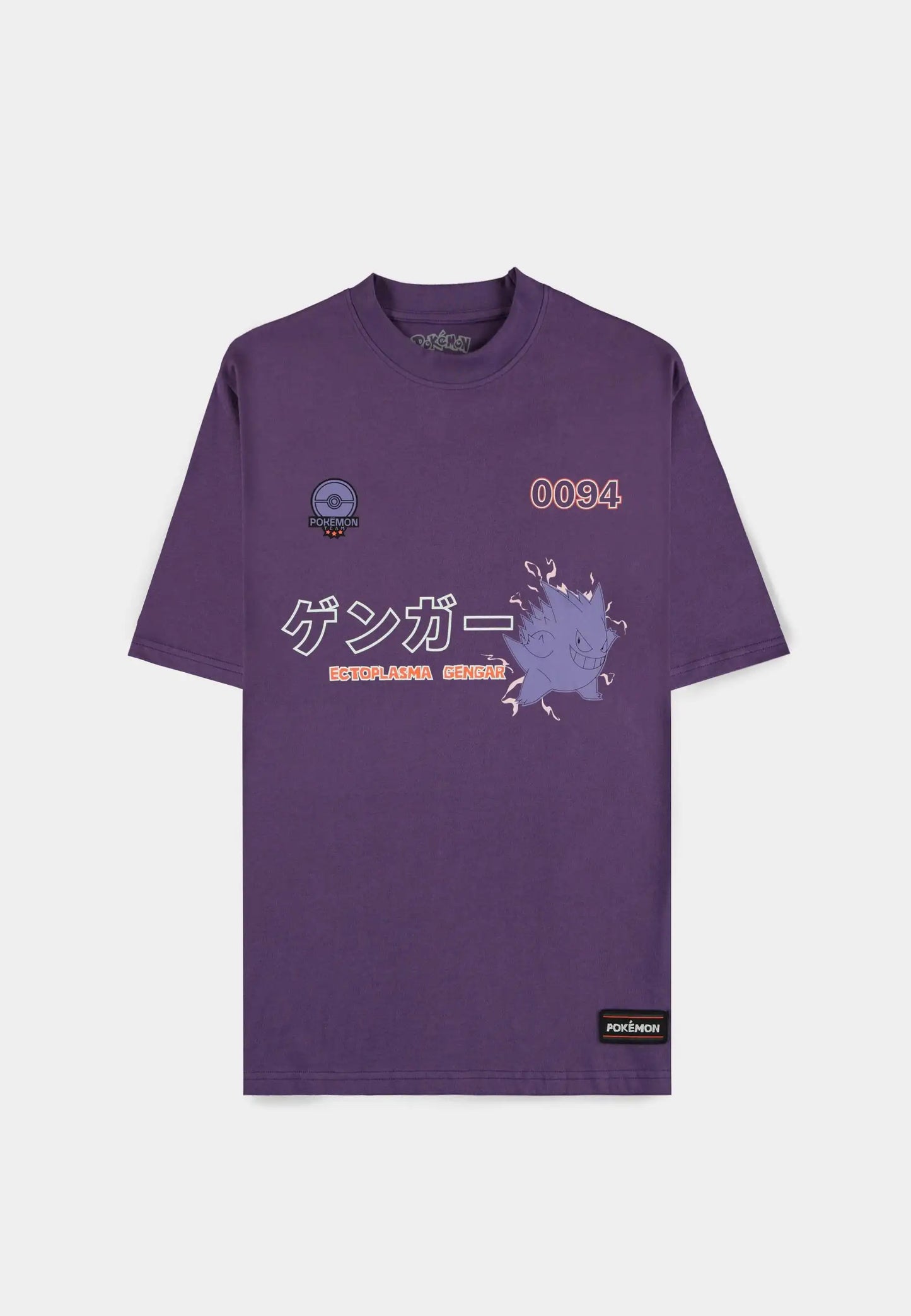 Pokémon - Gengar Short Sleeved T-shirt - Loose Fit
