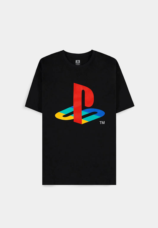 PlayStation - PlayStation Logo Men's Short Sleeved T-shirt (Black)