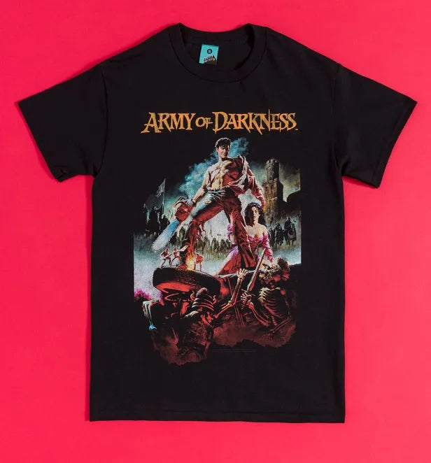 Army Of Darkness Movie Poster Black T-Shirt
