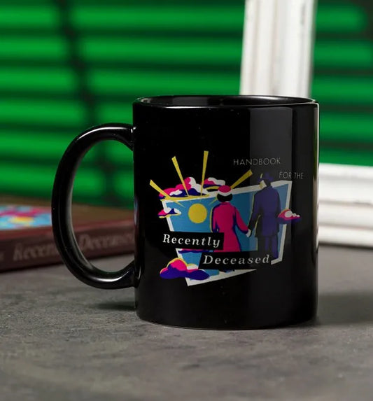 Beetlejuice Handbook For The Recently Deceased Black Mug