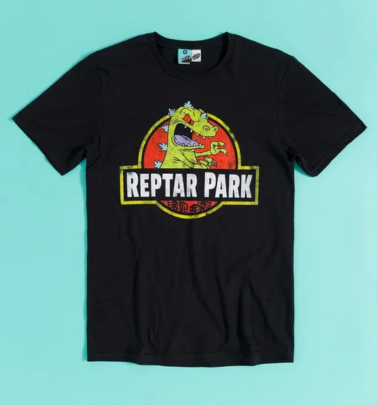 Rugrats Reptar Park Black T-Shirt