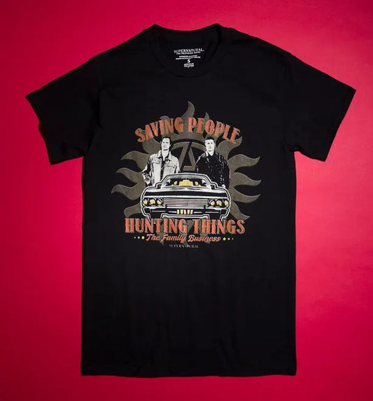 Supernatural The Family Business Black T-Shirt