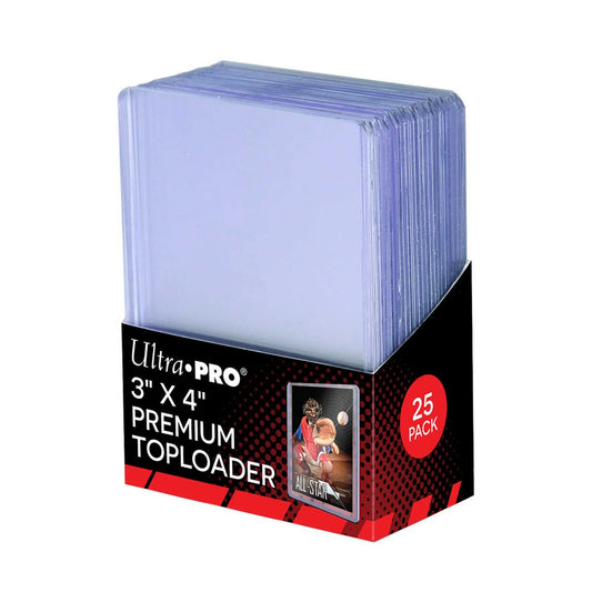 Ultra Pro 3in x 4in Super Clear Premium Toploader Pack