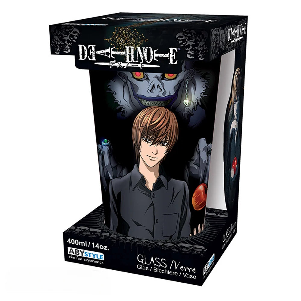 Death Note Light & Misa 400ml Glass
