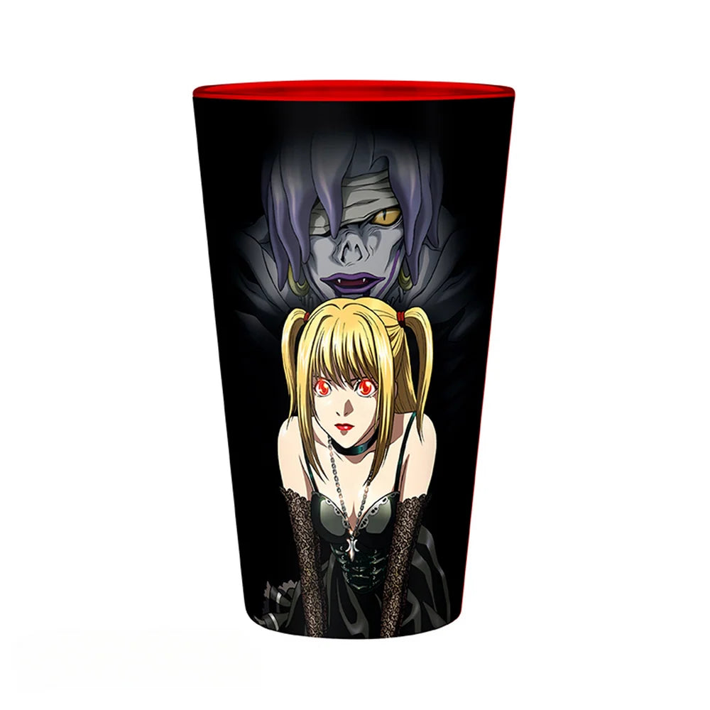 Death Note Light & Misa 400ml Glass