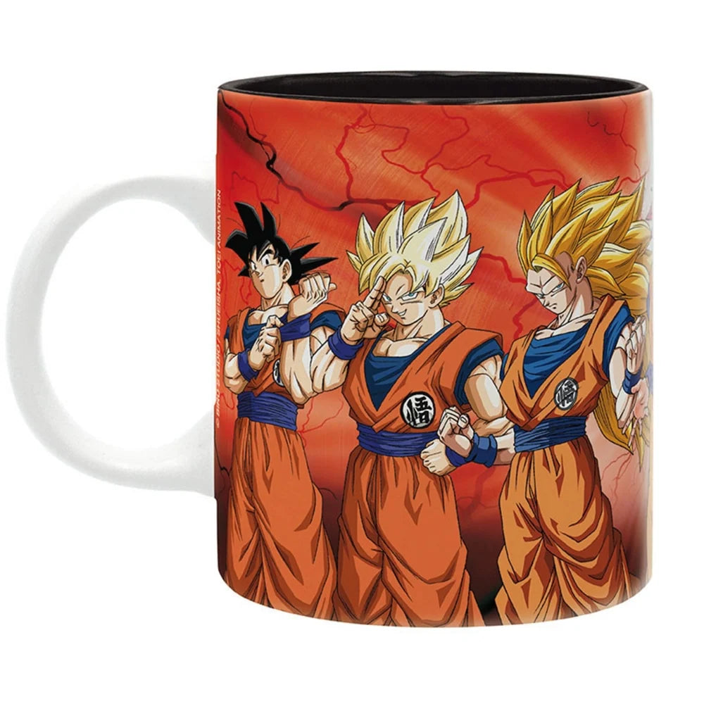 Dragon Ball Goku Transformations 320ml Ceramic Mug