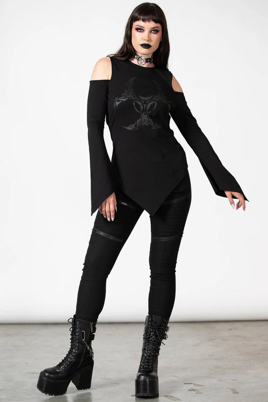 Killstar - Voxy Cold Shoulder Top