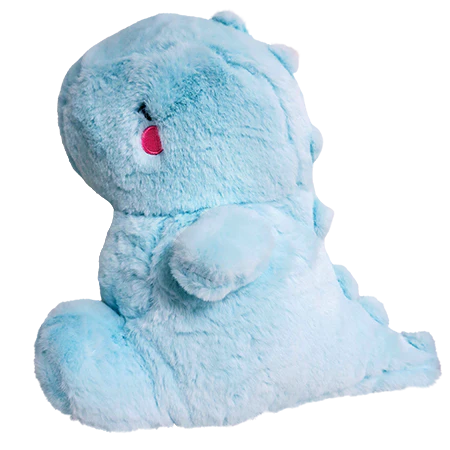 Yabu Fluffy Dino - Blue Plush