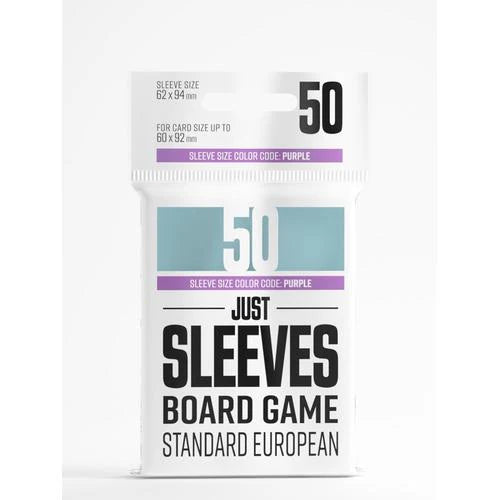 Gamegenic Just Sleeves - Standard European (50)