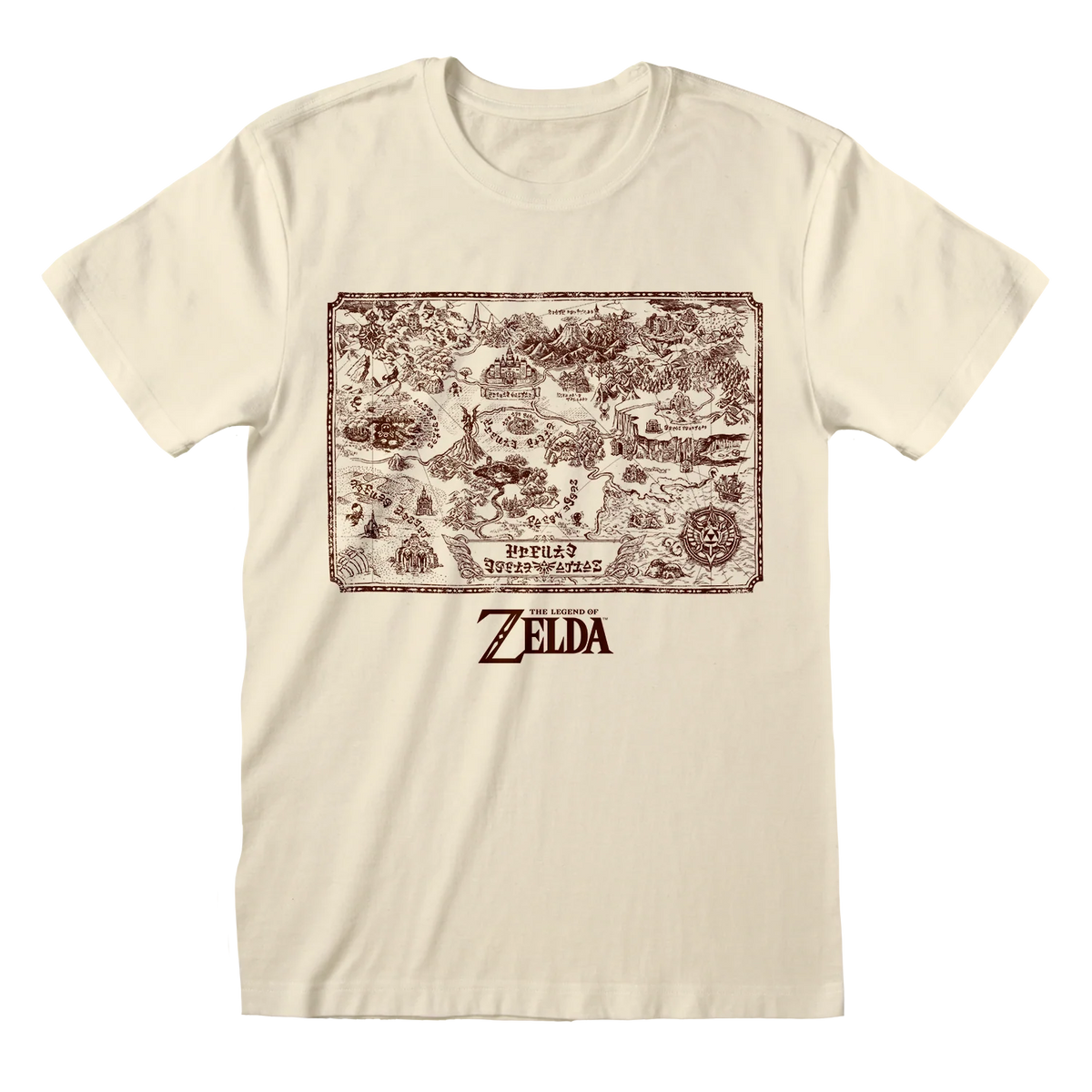 THE LEGEND OF ZELDA  MAP OF THE KINGDOM T-SHIRT
